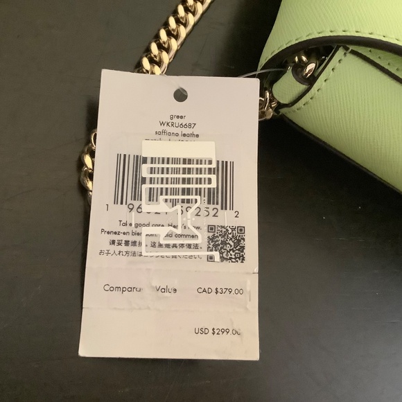 Kate Spade New York Laurel Way Greer Crossbody Bag Light Green Mint OS - Picture 12 of 16